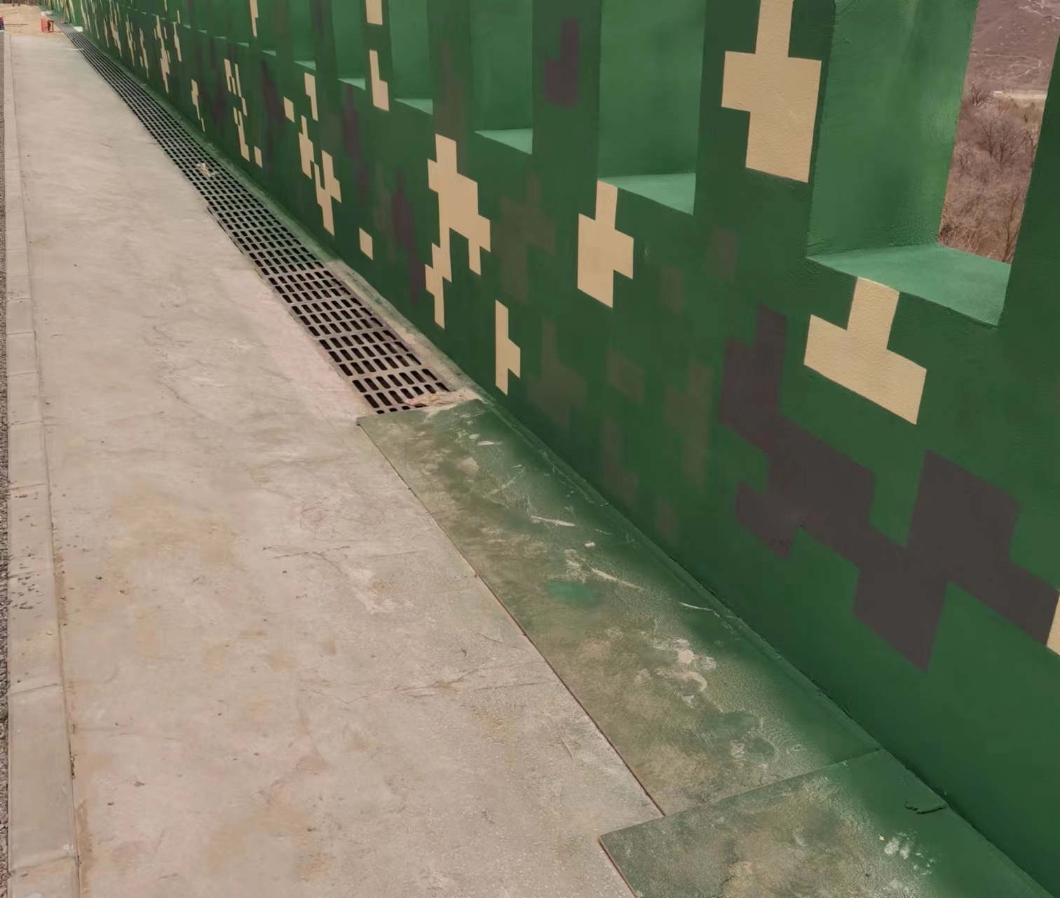 大同围墙迷彩喷涂,数迷彩漆